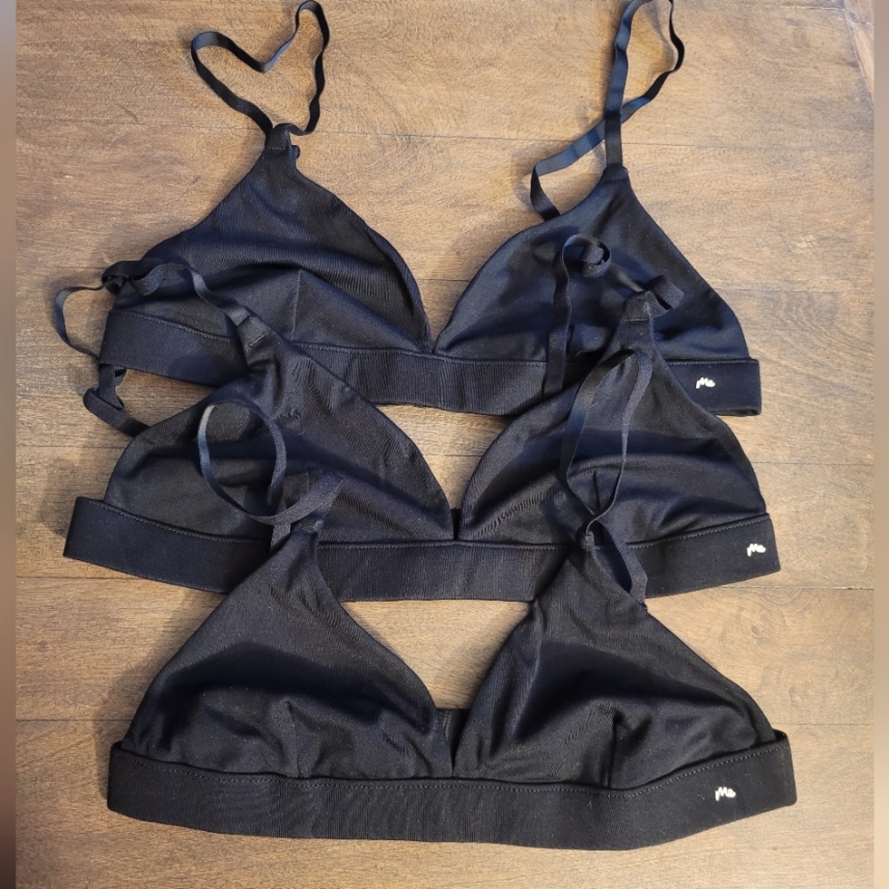 Bundle of 3 NWOT MeUndies bralettes X-Small